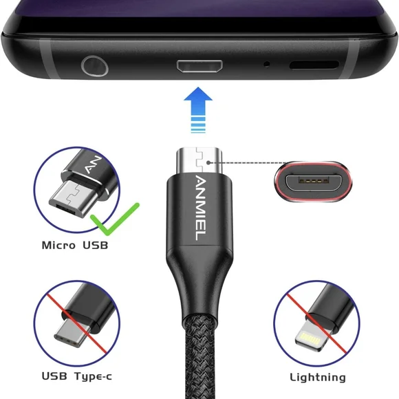 BNIB Micro USB (charging cable) - Picture 3 of 4